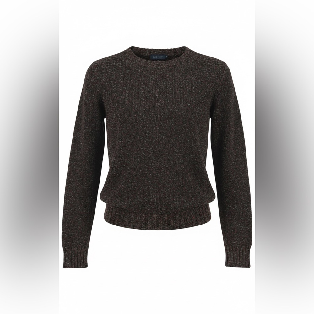 TOPMAN Multicolored Flecked Knit Crewneck Sweater - Size S - NWOT